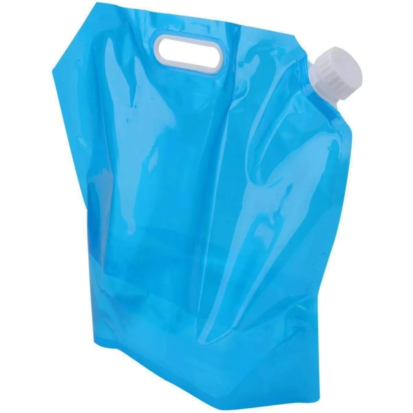 4 x hopfällbar vattentank Bärbar hopfällbar dricksvatten [2x5L + 2x10L] Vattentankavfall