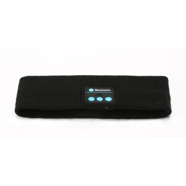 Pannband - Sömnheadset - Bluetooth med mikrofon black