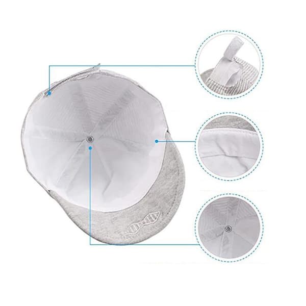 Baby cap caps baby gutter caps UV-beskyttelse grå