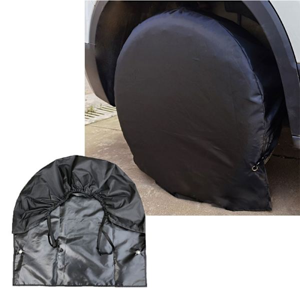 4-pack Vattentäta Däcköverdrag för Reservhjulssläp Husbil Däck Diameter 72.5cm