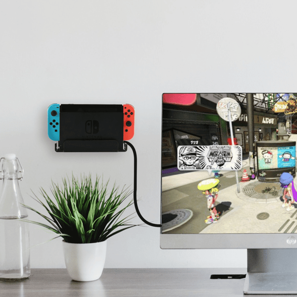 Vægmonteringsholder til Nintendo Switch Dockingstation