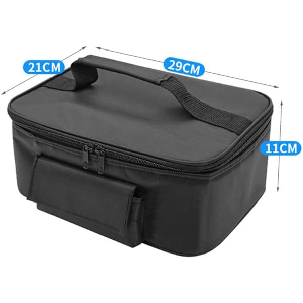 12V kjølebag for bil, elektrisk piknikveske lunsjveske kjøleveske sammenleggbar kjølebag for å bære piknikmat - 29cmx21cmx11cm