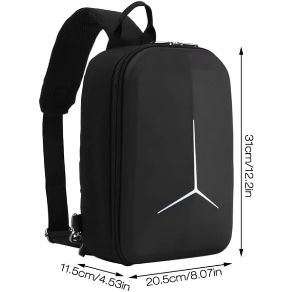 Ryggsäck för DJI Mini 3 Pro, Drönarförvaringsaxelväska, Axelryggsäck, RC, Svart