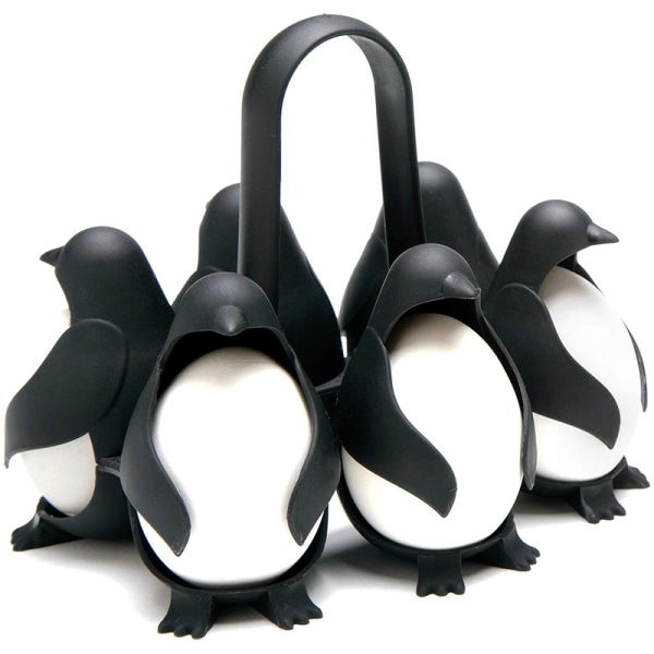 Pingvinformet eggestativ Cooker Egg butik Server for å lage kokte egg