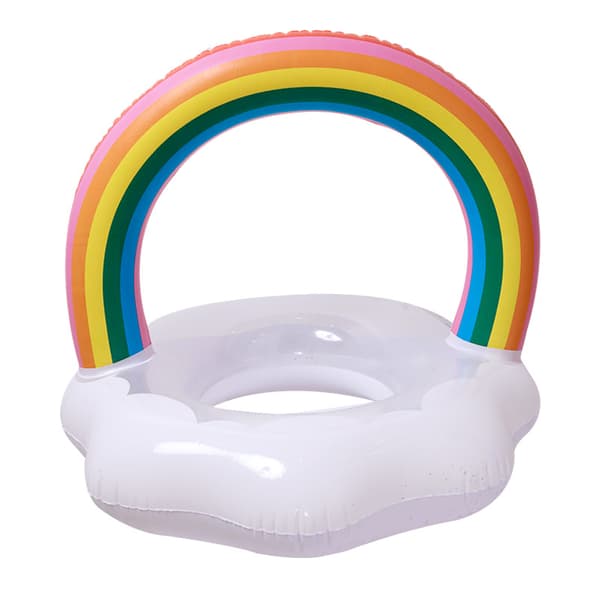 Kæmpe oppustelige magiske poolflåd med glitter indeni, patch