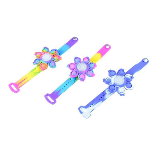 2 stk Pop-it Regnbue armbånd