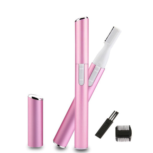 Mini Roterende Lady Shaver Elektrisk Ansigtstrimmer Øjenbryn