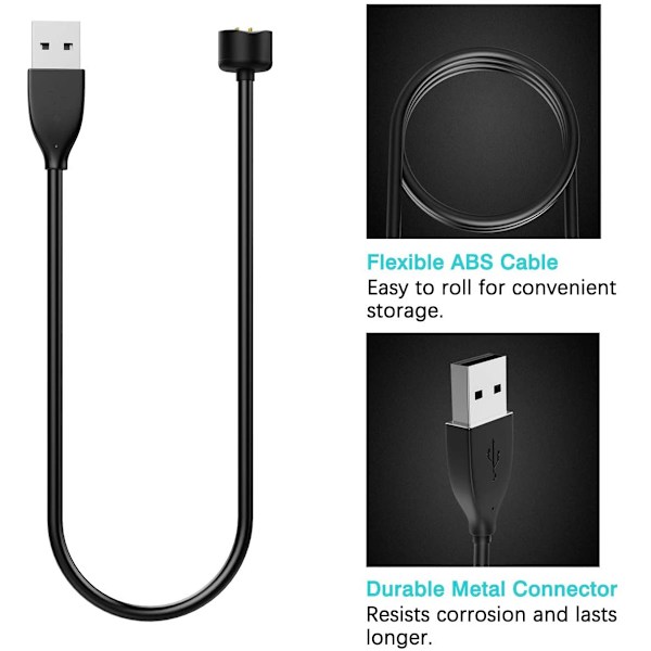 Magnetisk USB-lader for Xiaomi Mi Band 5