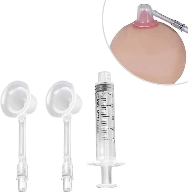 2 stk. Brystvorte Aspirator Korrektion Amning Sugende