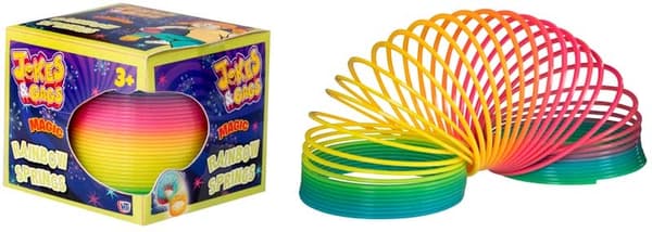 Slinky Spiral Trappefjeder Regnbue Magic Rainbow Spring