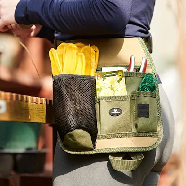 Unisex Bekväm Trädgårdsskötsel Florist Midjebältesväska Verktygspåse Hållare