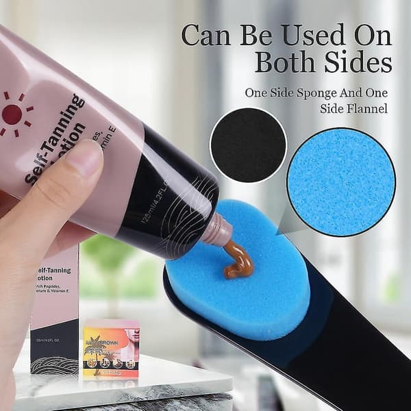 Self-Tanning Back Applicator, Reusable Lotion Applicator Compatible with Back, Self-Tan Back Applicator Back Self-Applicator Compatible with Tanning