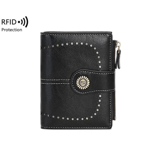 RFID pieni korttilompakko black