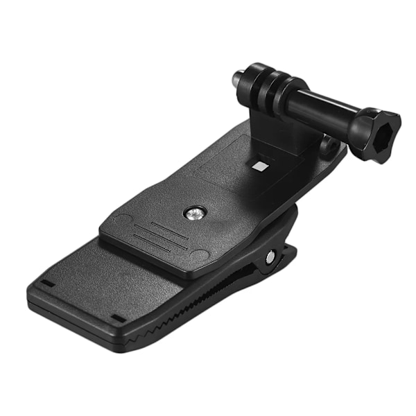 Rygsæk med hætte Clip Mount 360 graders rotation spændearm til GoPro Hero 7/6/5/4/3+ til Xiaomi Yi Lite 4K+ actionkamera