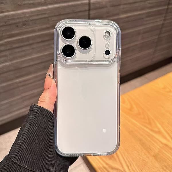 Til iPhone 17/iPhone 17 Pro/iPhone 17 Promax Transparent Tykt Telefoncover iPhone 17 Promax