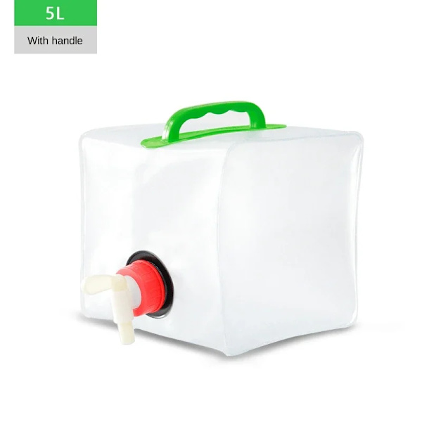 Utomhus 10L/20L hopfällbar vattenpåse Bärbar vattenbehållare med stor kapacitet Vattenkokare Plasthink Campingutrustningstillbehör 5L