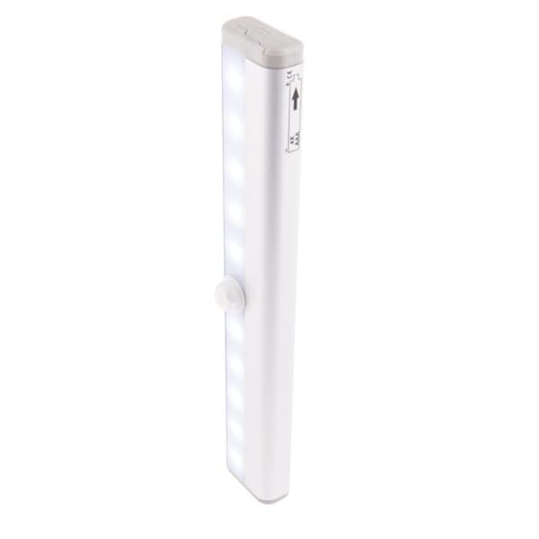 LED-lampe med bevægelsessensor - selvklæbende - 19x3 cm