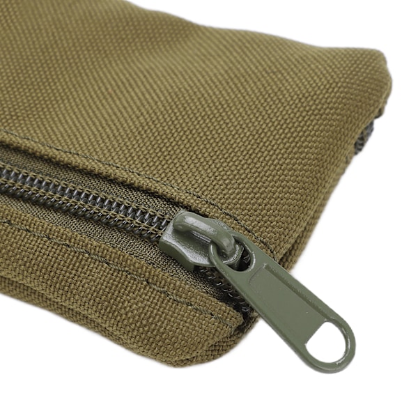 Udendørs EDC Molle-pose Pung Mini Bærbar Nøglekortholder EDC-pose Taske Møntpung med Karabinhage Grøn