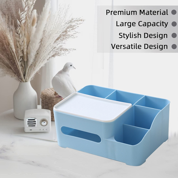 Rektangulær Servietboks Cover Holder med opbevaring, House Tissue Style 4