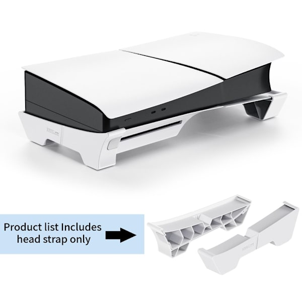 Horisontalt Stativ til PlayStation 5 Hvid PS5 digital version