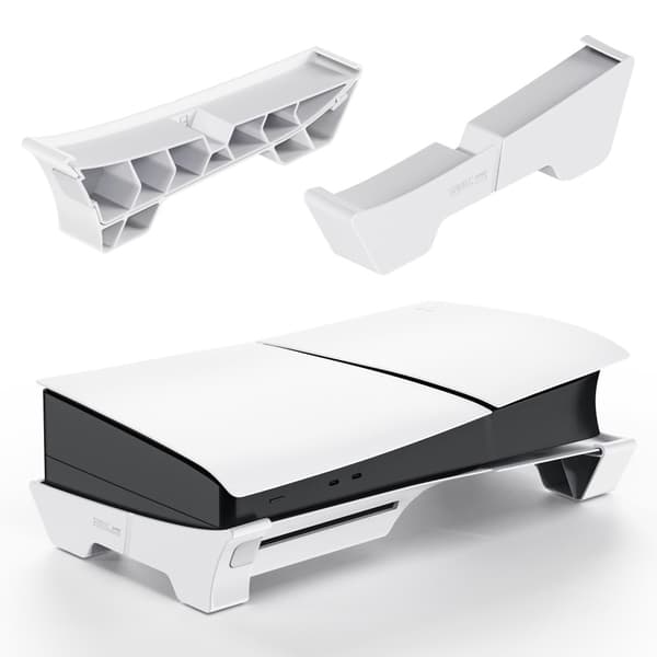 Horisontellt stativ för PlayStation 5, vit PS5 Pro/PS5 Slim