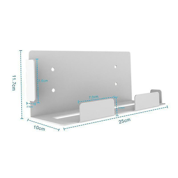 Veggfeste for PS5-konsoll Veggmontert universal P5-spillkonsoll Oppbevaringsfeste Universal PS5-konsoll