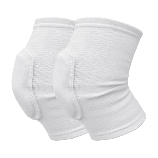 Svamp Sport Knäskydd Dans Volleyboll Basket Dans Kneeli white S