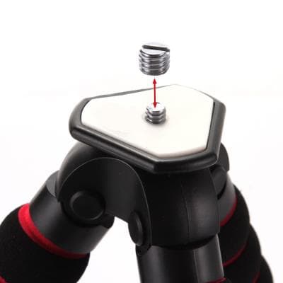Octopus Selfie Grip Stativ med 360° rotasjon for Canon Nikon