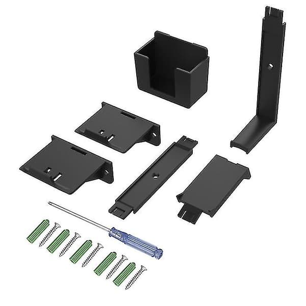 Spilkontroller Opbevaringsstativ Plast Gamepad-holder Væghængt Høretelefonholder Udskiftning til Ps5/ps4/xbox/switch, sort