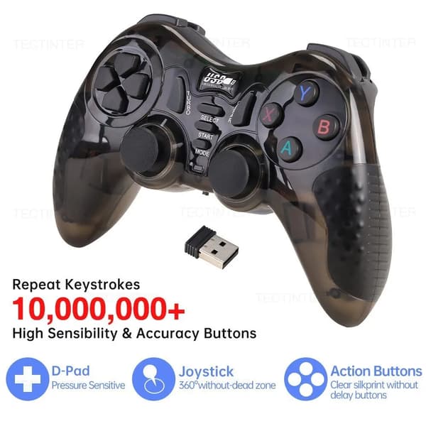 Trådløs spilcontroller til PS3 PC til TV-boks/Android-telefon Gamepad