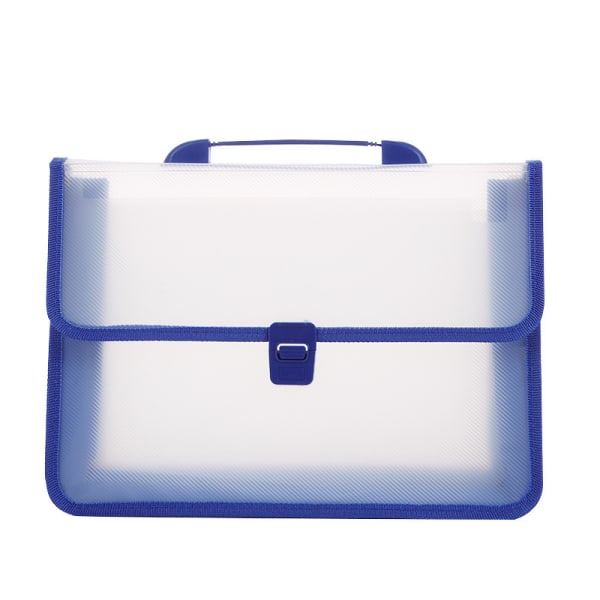 A4 plastmappe, gjennomsiktig polypropenmappe Do blue