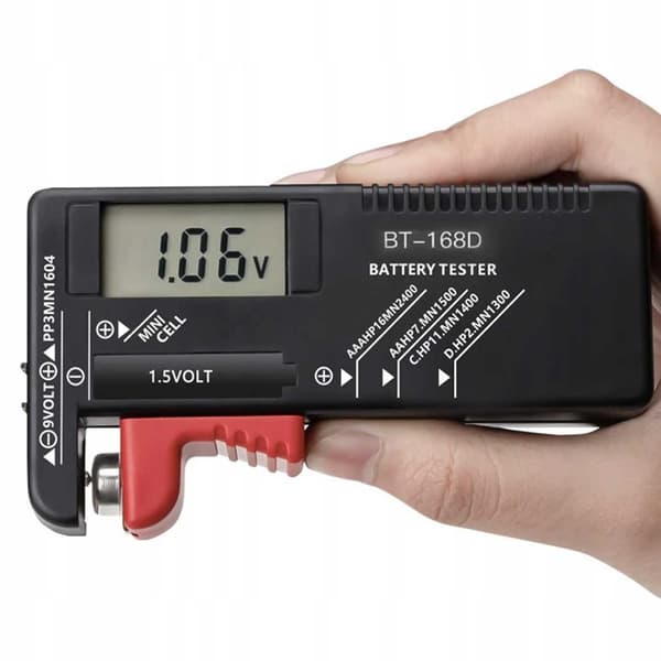 Batteritestare med LCD