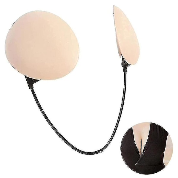 Push-Up Frontless BH-set Djup urringning BH-set Osynlig BH Hudfärgad BH utan band skin colour