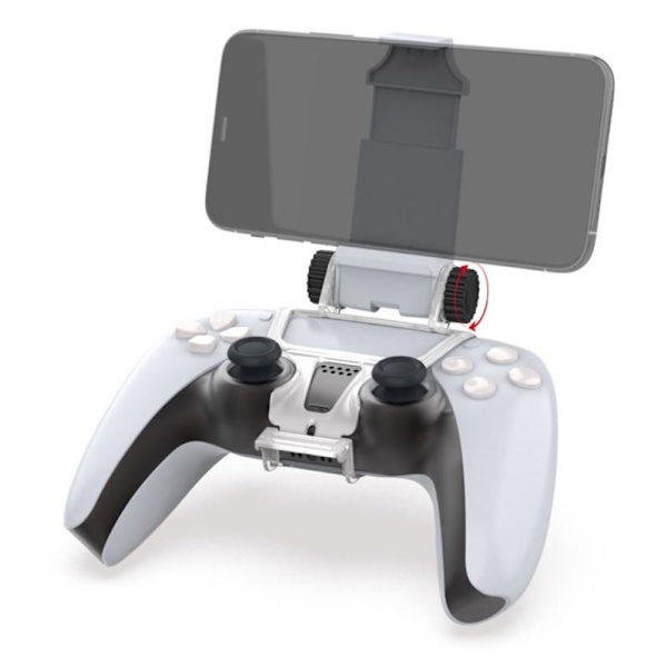 Dobe Mobilholder til PS5 Controller, Hvid
