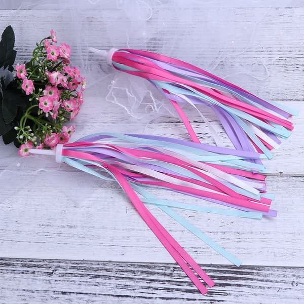 1 par Børnecykel Streamers, Børnescooter Styre Pink