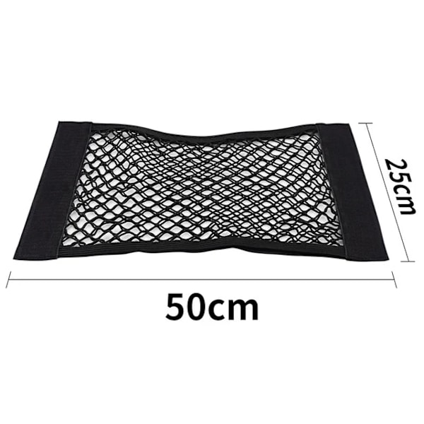 Bil Bakre Bagage Organiseringsnät Elastisk Magisk Klistermärke 50 x 25 cm