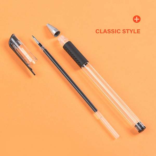 Gelpen Kuglepen Sort Blækpen Sort Blækpen Black Ink Pen