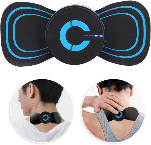 Cervikal massager, cervikal massagepude, EMS muskelstimulator