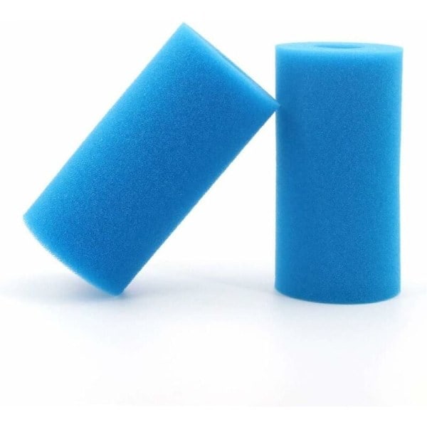 2 st Poolfilter Återanvändbart Tvättbart Poolfilter Fodral för Intex typ A