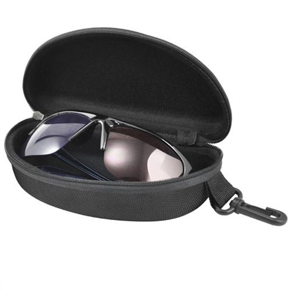 2-pack Dragkedja Glasögon Solglasögon Hårt Case Förvaringsboxhållare