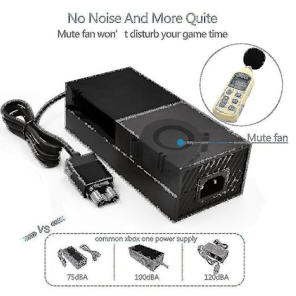Xbox One Nätadapter, [uppgraderad version] Xbox AC-adapter