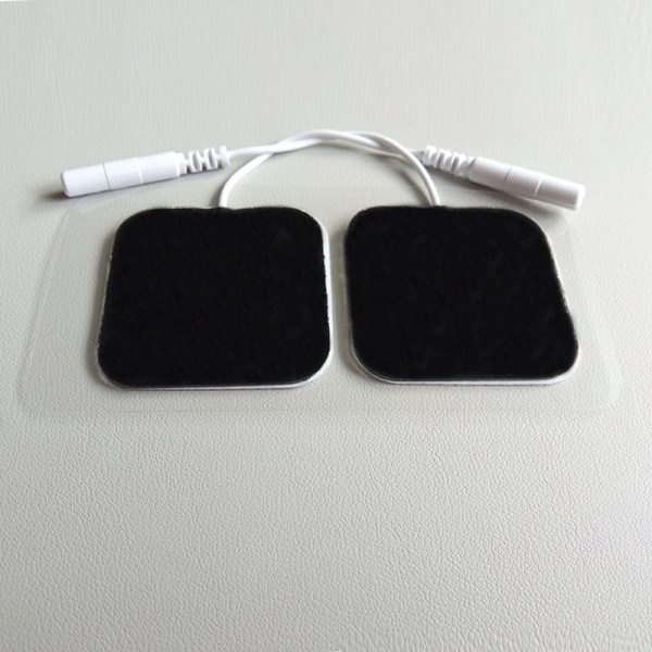 TENS Enhet Pads 4X4cm 20 stk, gjenbrukbare lateksfrie erstatningsputer Elektrode