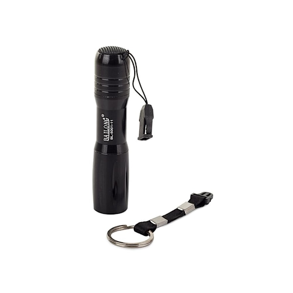 Militær Aluminium Lommelygte med CREE XP-E LED og Zoom