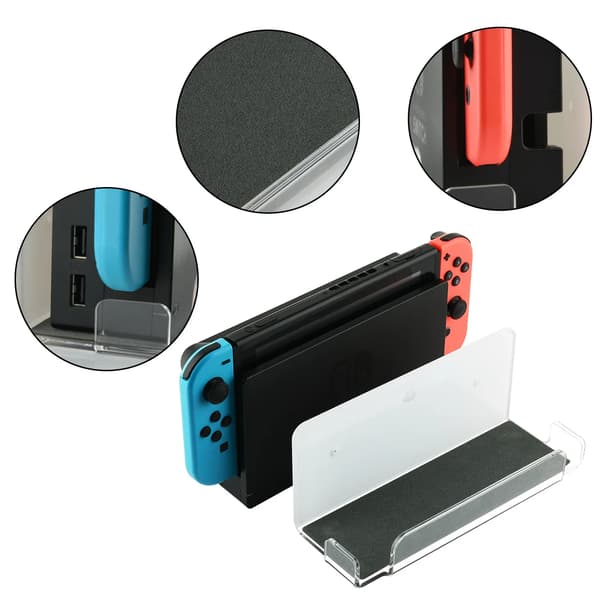 Seinäteline Nintendo Switch -telakointiasemalle