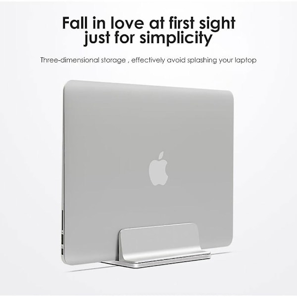Laptopställ för Macbook Air Pro 13 15 16 Desktop Aluminiumställ med Justerbar Dockstorlek