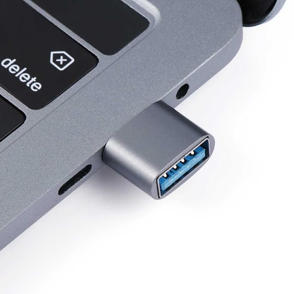 Android USB 3.0 til USB C 3.1 OTG Adapter Sort sort