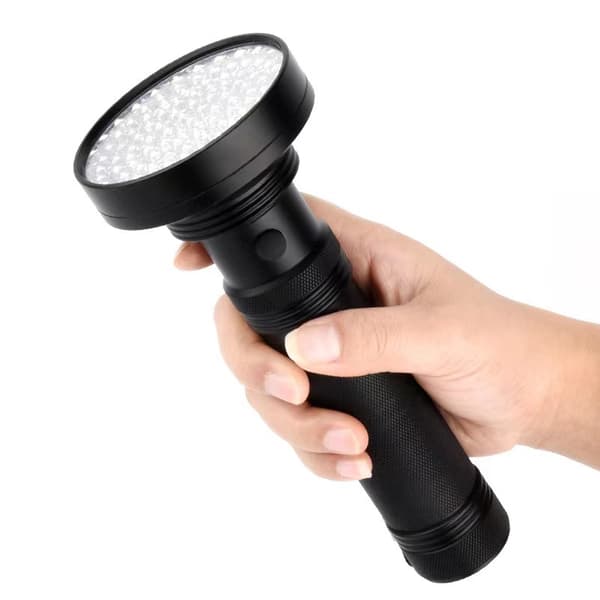 UV-taskulamppu 100 LED:llä - suuri