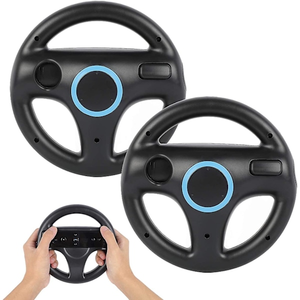 Rat til Wii Controller, 2 stk. Racing Wheel