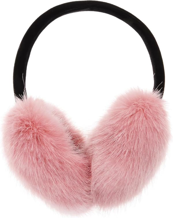 Klassiska Dam & Flickor Justerbara Vinter Hörlurar Rosa