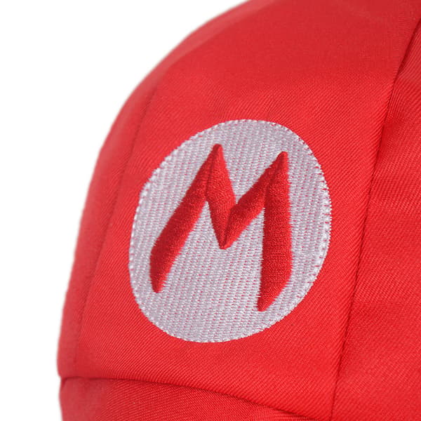 Super Mario-hatt - Barn passer for karneval og cosplay - Klassisk hatt - rød 52 - 54 cm
